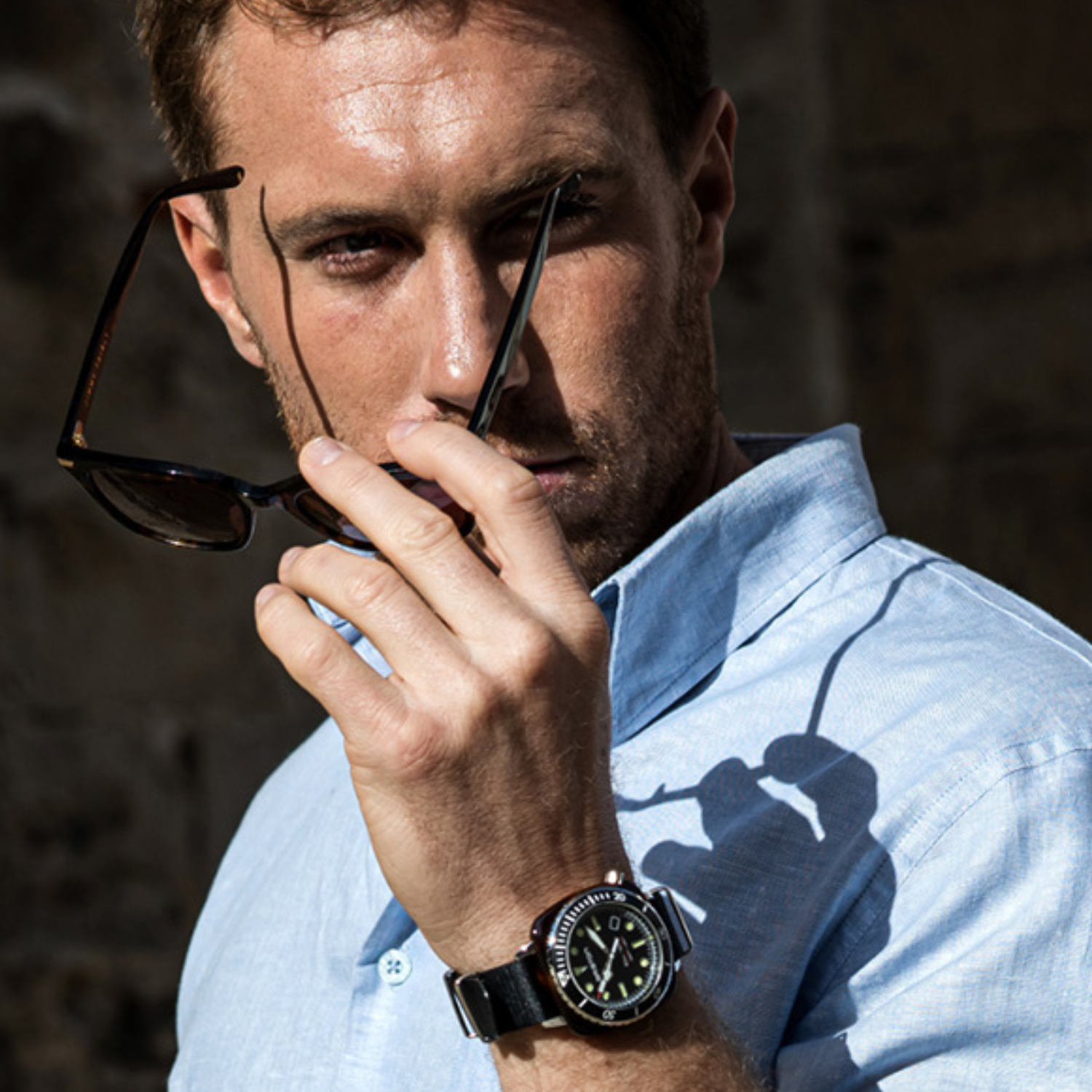 最終 Briston Clubmaster ダイバー　腕時計 自動巻き 稼動品 Clubmaster Diver - Black