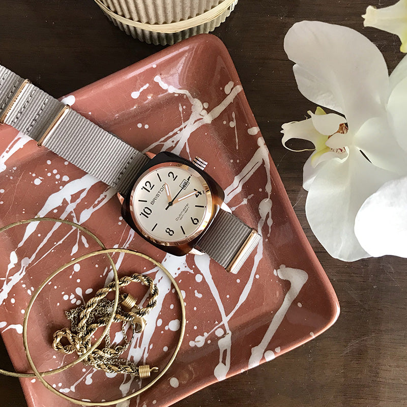 Clubmaster Classic - HMS - Rose Gold - Blanc