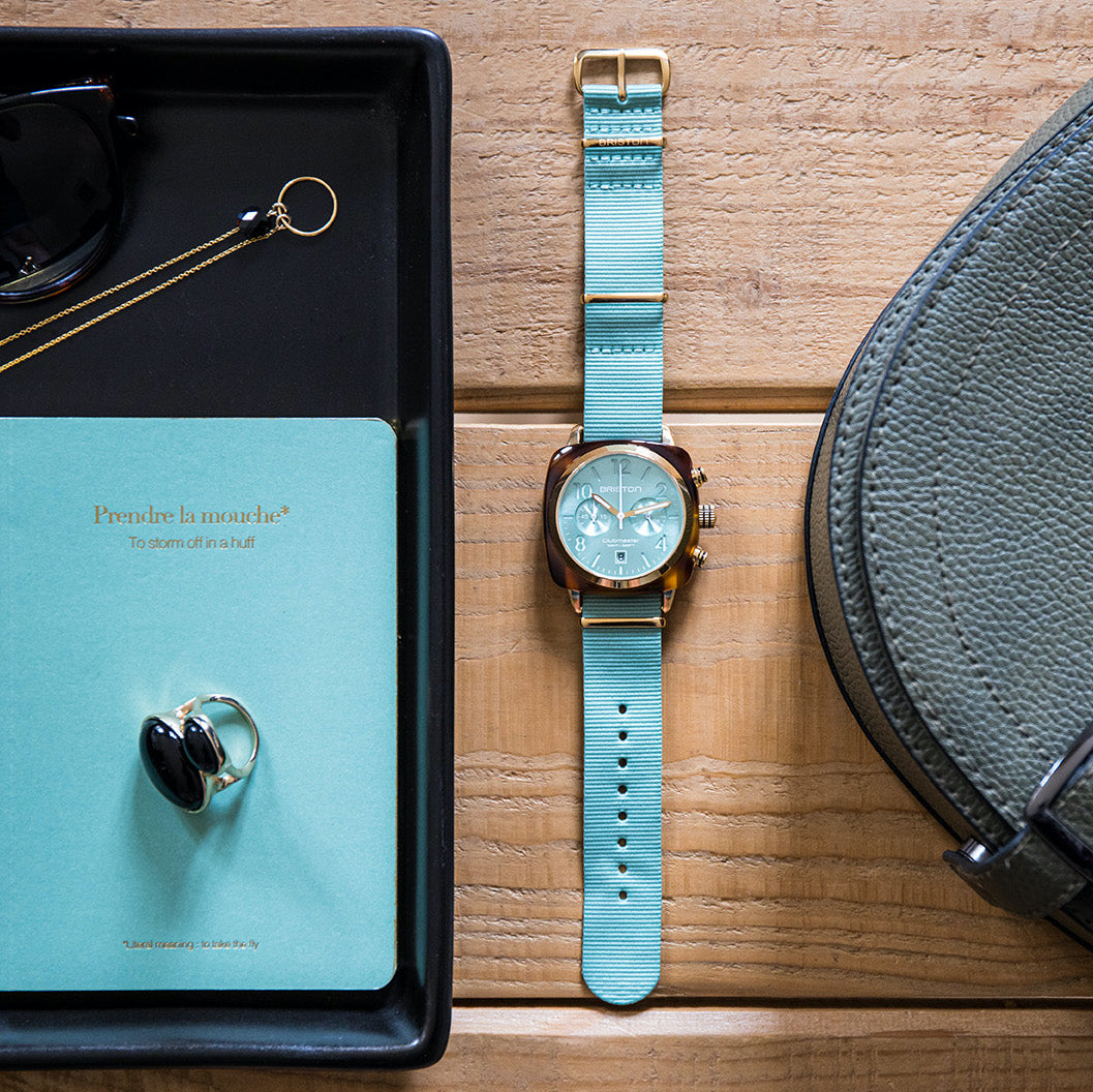 Clubmaster Classic - Chrono - Rose Gold - Vert d'eau