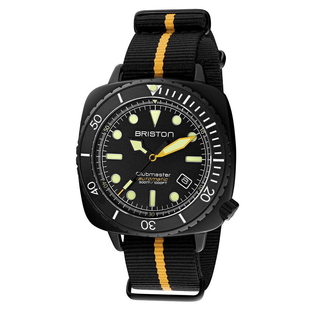 Clubmaster Diver Pro - Acero - Negro/Amarillo