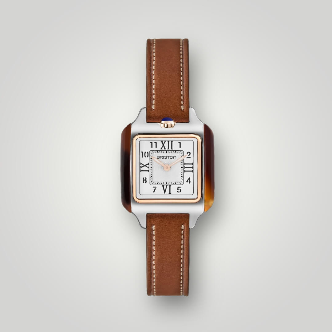 2 parts leather strap – 12 MM - Brown
