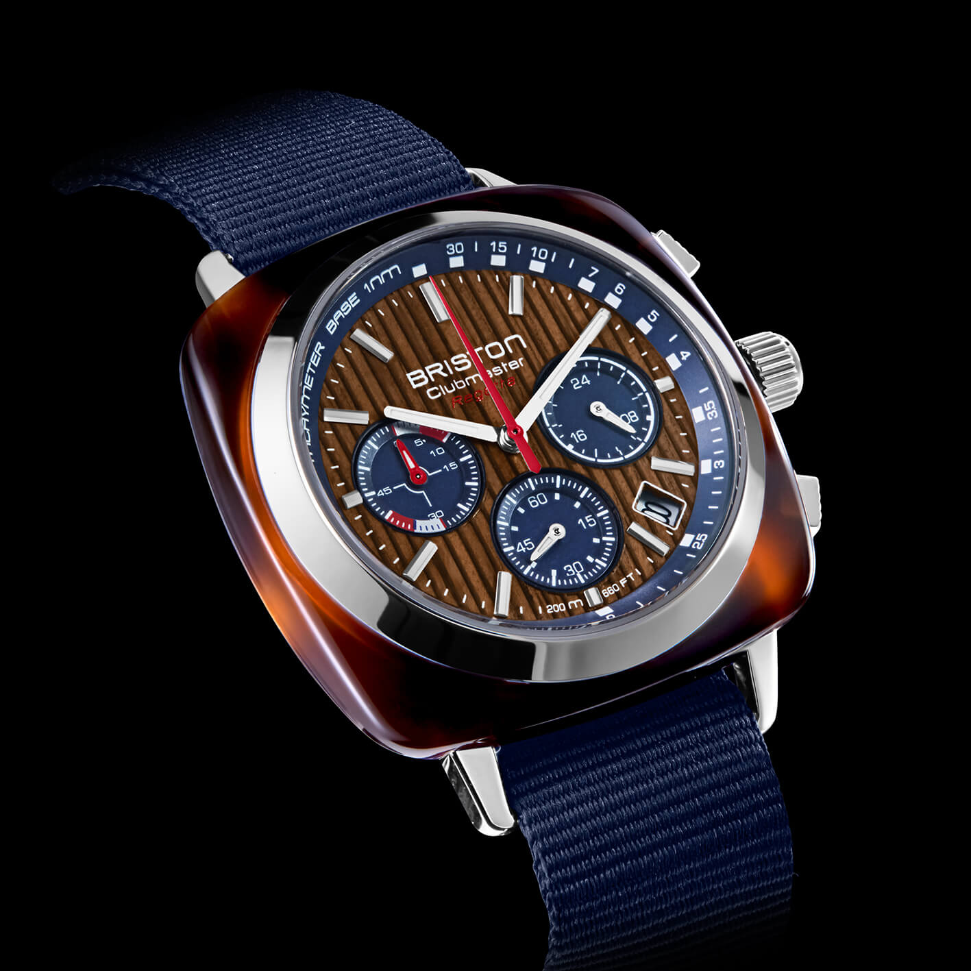 Clubmaster Regatta - Chrono - Noyer / Bleu