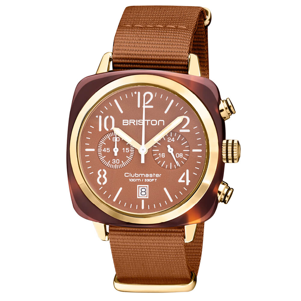 Clubmaster Classic - Chrono - Gold - Caramel