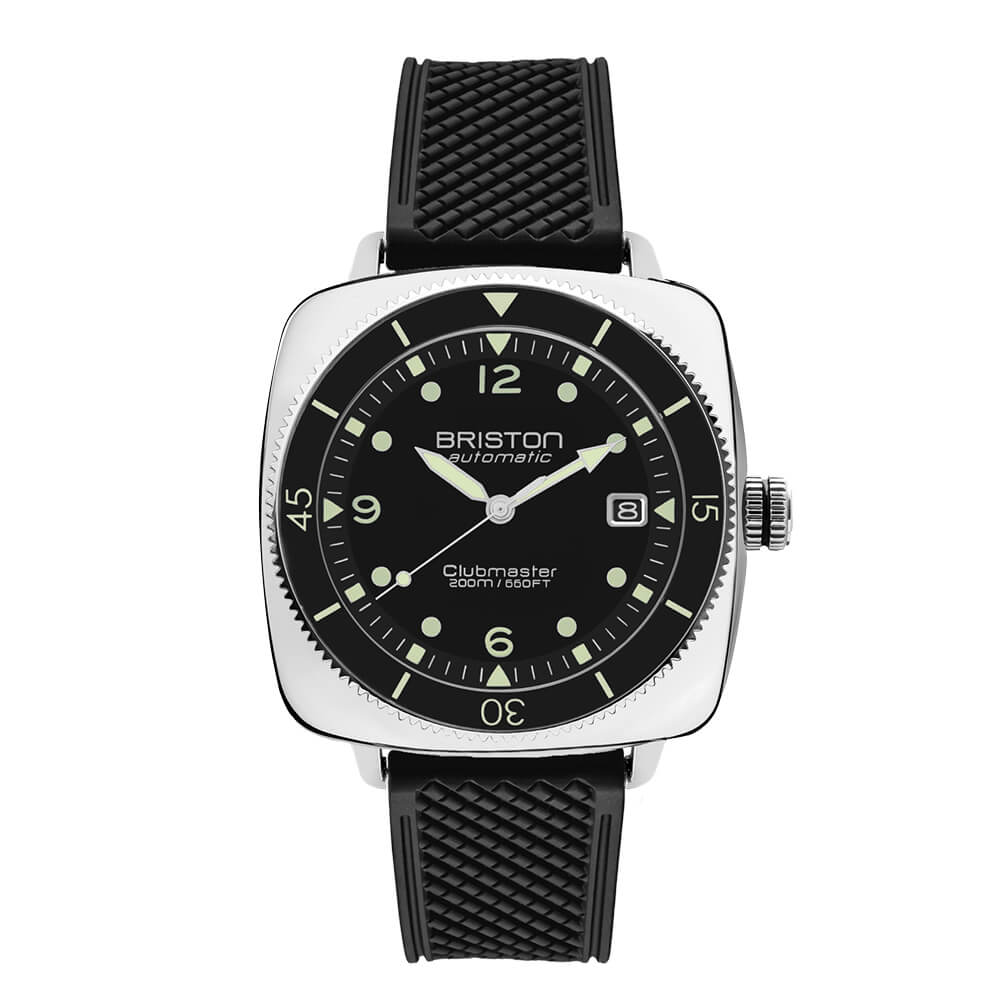Clubmaster Legend - Diver - Steel - Black - FKM