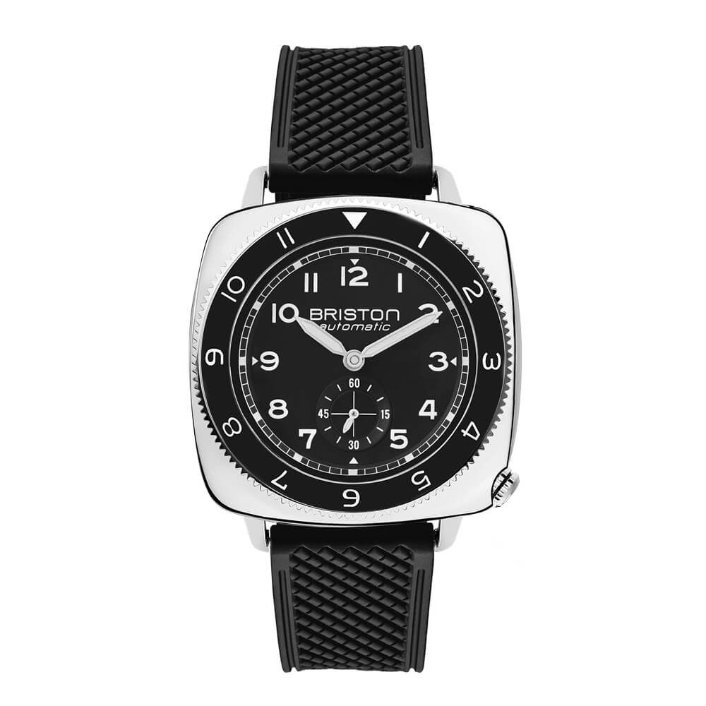 Clubmaster Legend - Small Second - Steel - Black - FKM