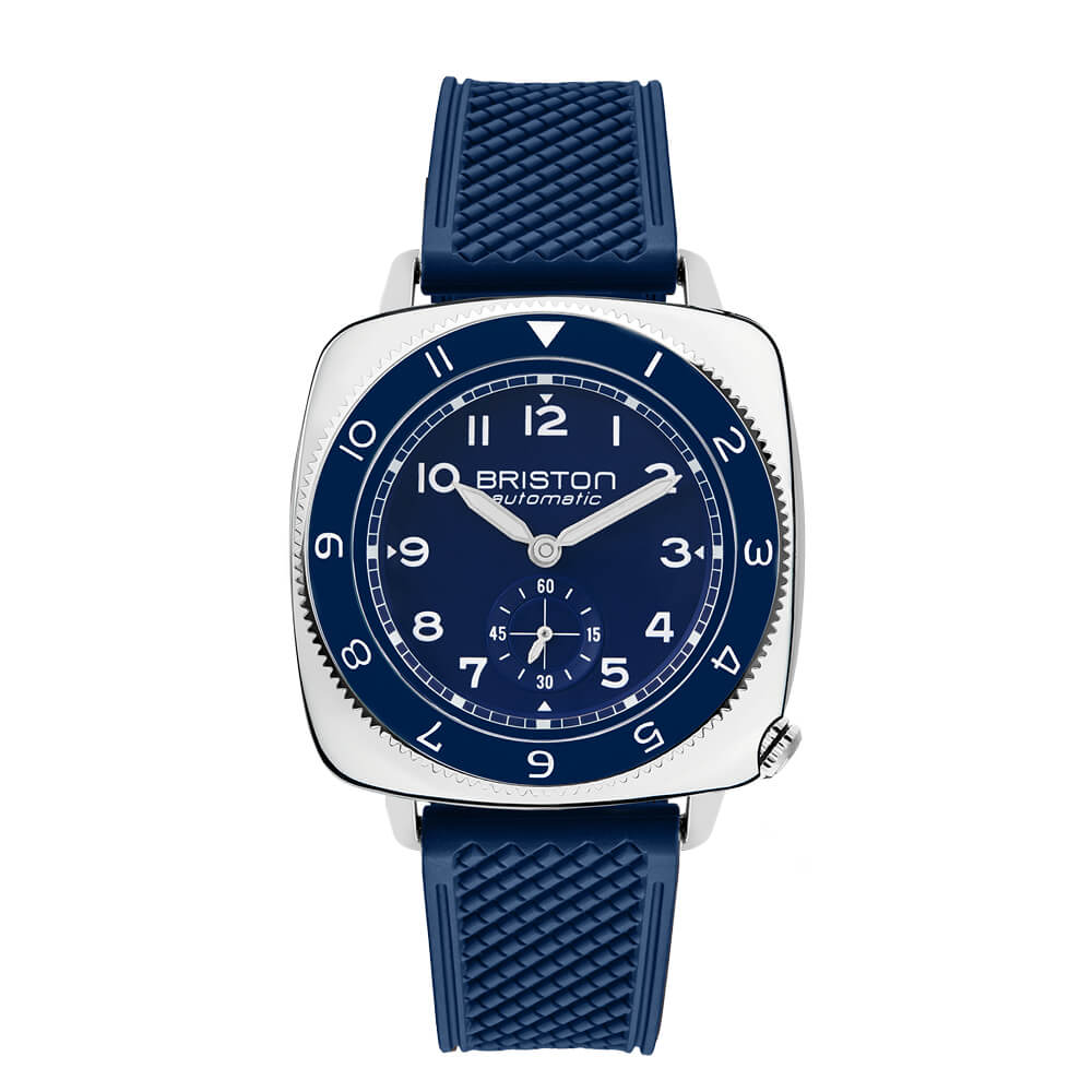 Clubmaster Legend - Small Second - Steel - Navy Blue - FKM