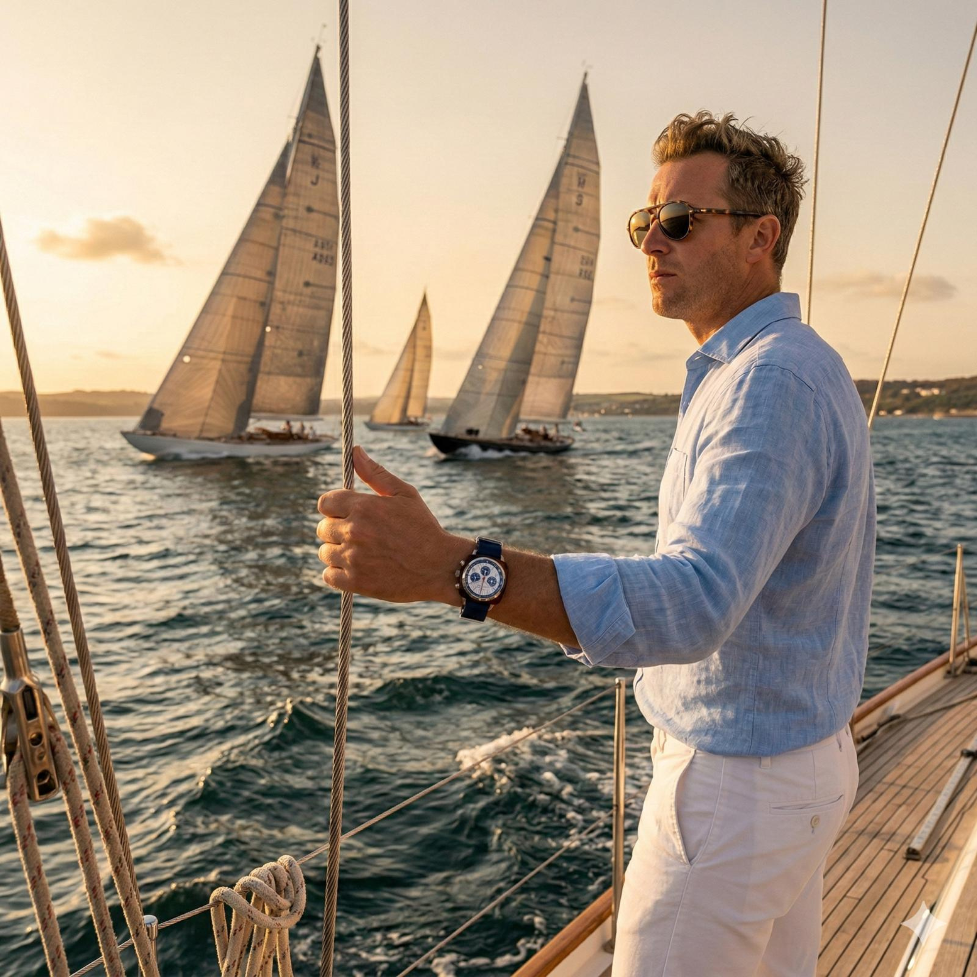 Clubmaster Regatta - Chrono - White / Blue