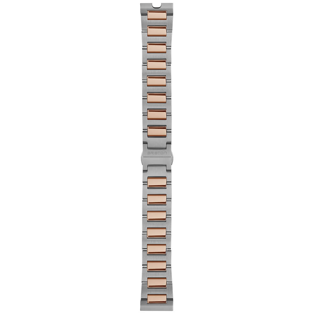 Correa de acero Kennedy - Medio - bicolor oro rosa