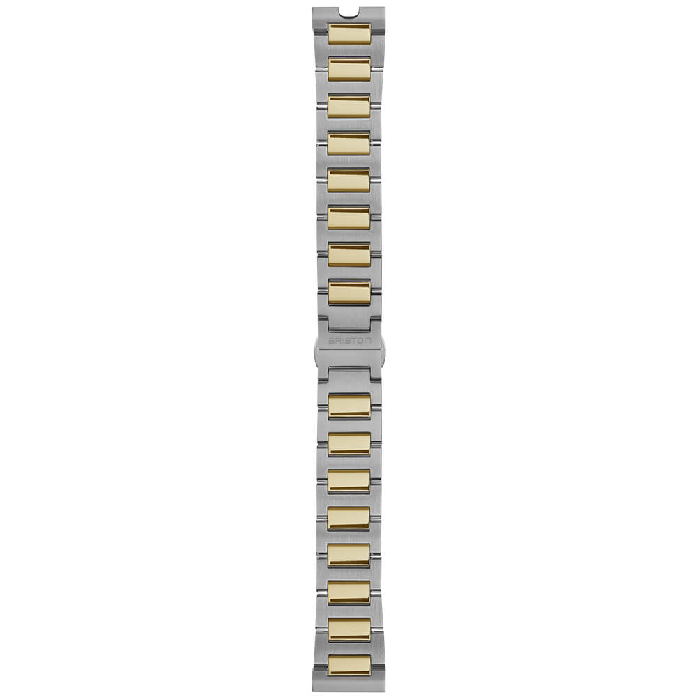Correa de acero Kennedy - Medio - bicolor oro amarillo