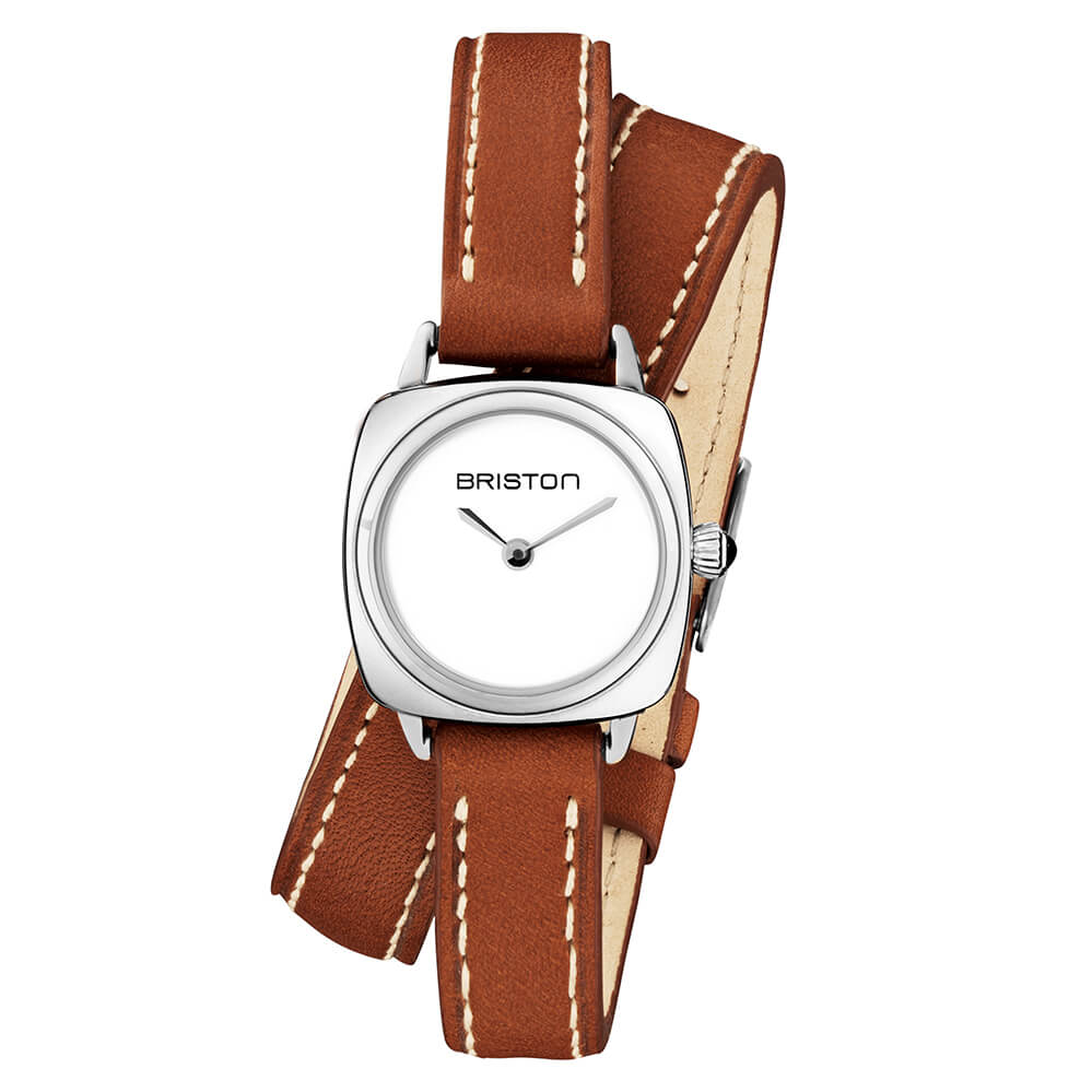 2 parts leather strap – 12 MM - Brown