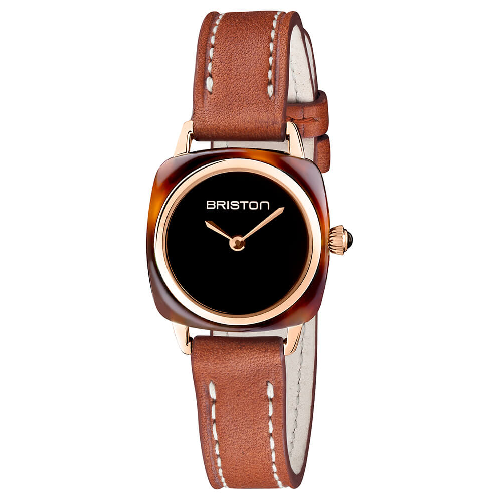 2 parts leather strap – 12 MM - Brown