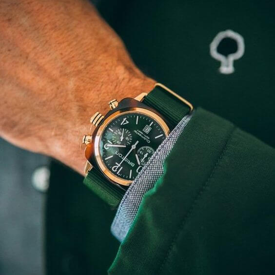 Clubmaster Classic - Chrono - Gold - British Green