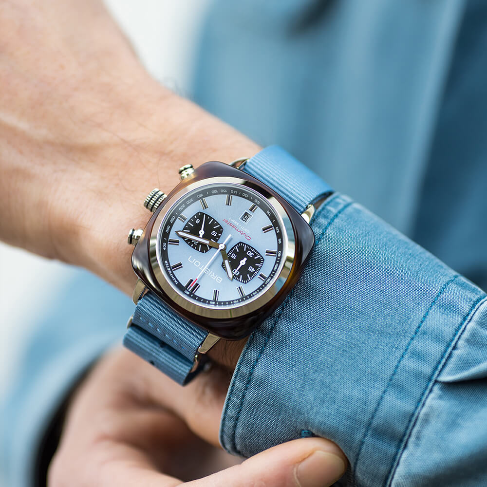 Clubmaster Sport - Chrono - Bleu Glacier