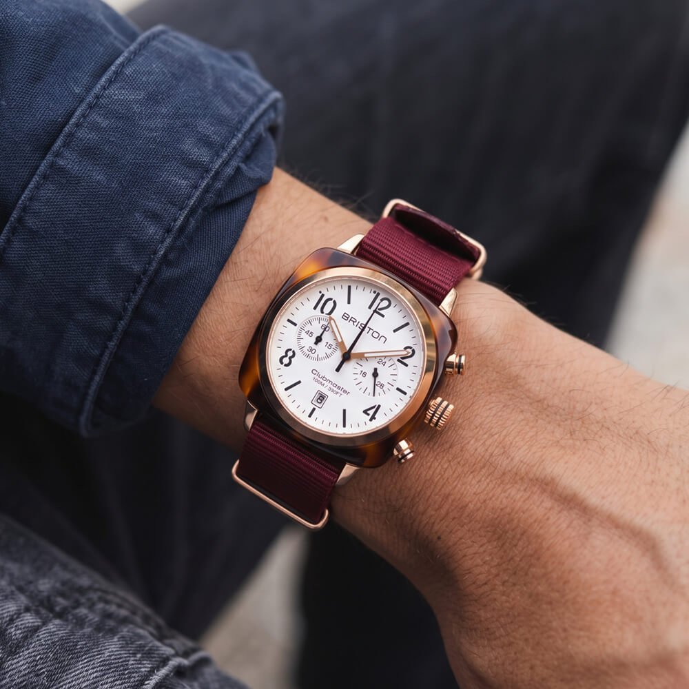 Clubmaster Classic - Chrono - Gold - Blanco