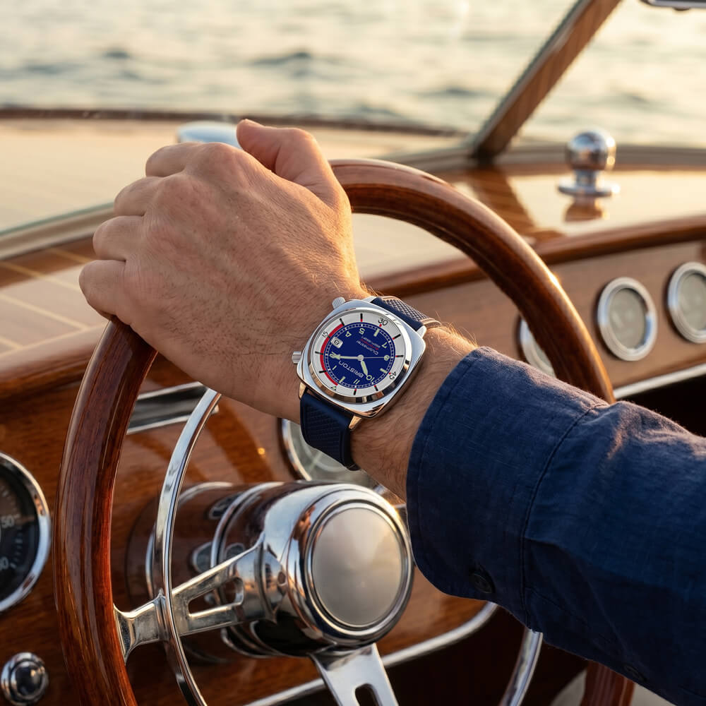 Clubmaster Legend Compressor - Acier - Bleu