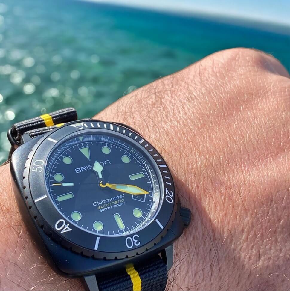 Clubmaster Diver Pro - Acero - Negro/Amarillo