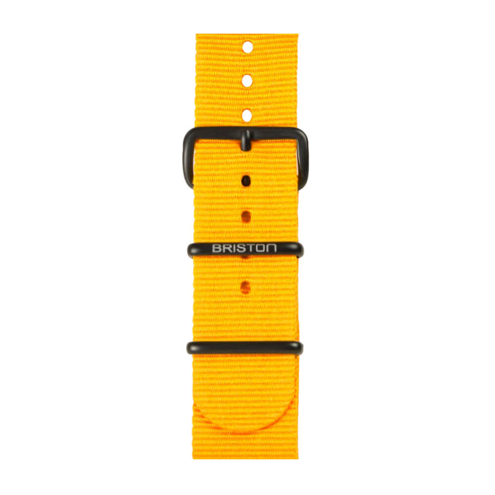 BRACELET TYPE NATO - JAUNE