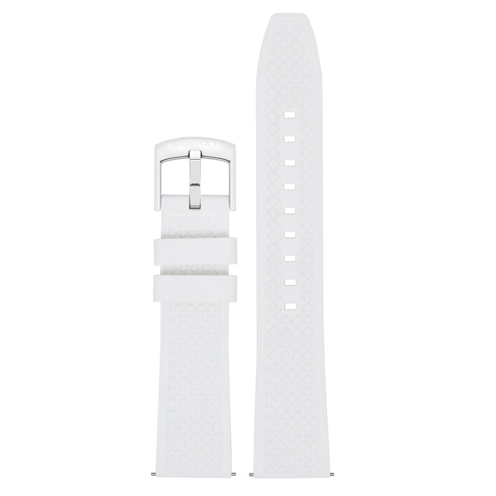 FKM rubber strap – White