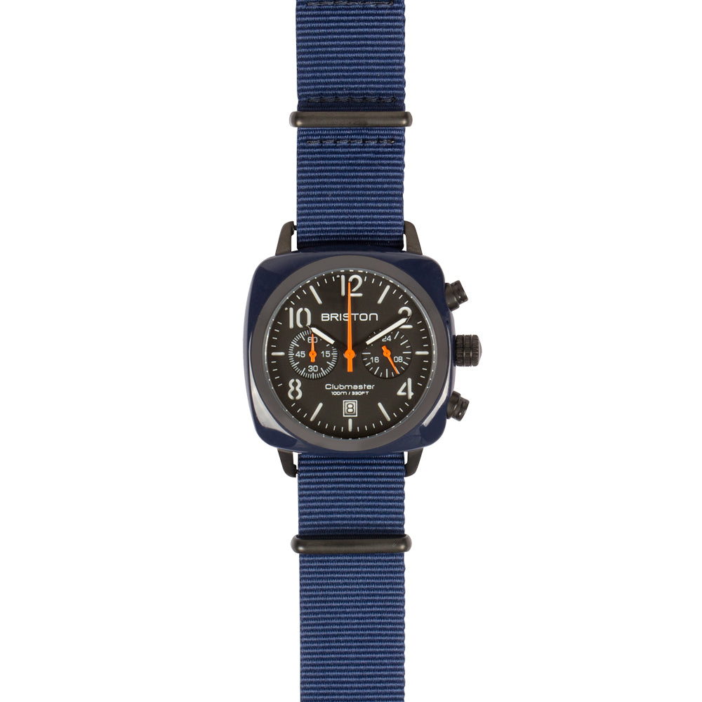 Clubmaster Classic Navy Acetate - Chrono