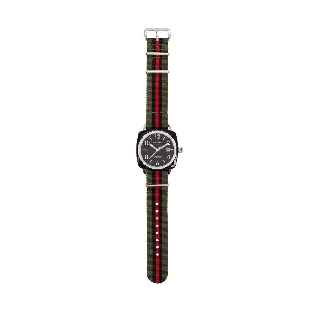 NATO STRAP - GREEN BLACK RED