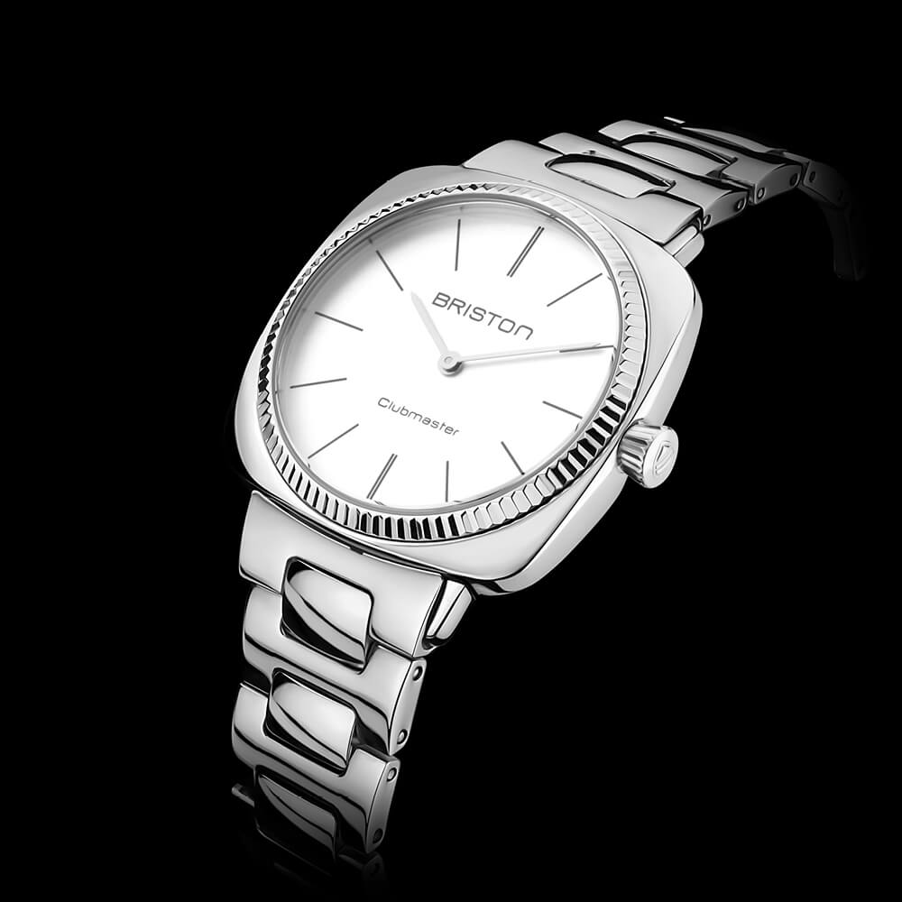 Clubmaster Elegant - Acier - Blanc