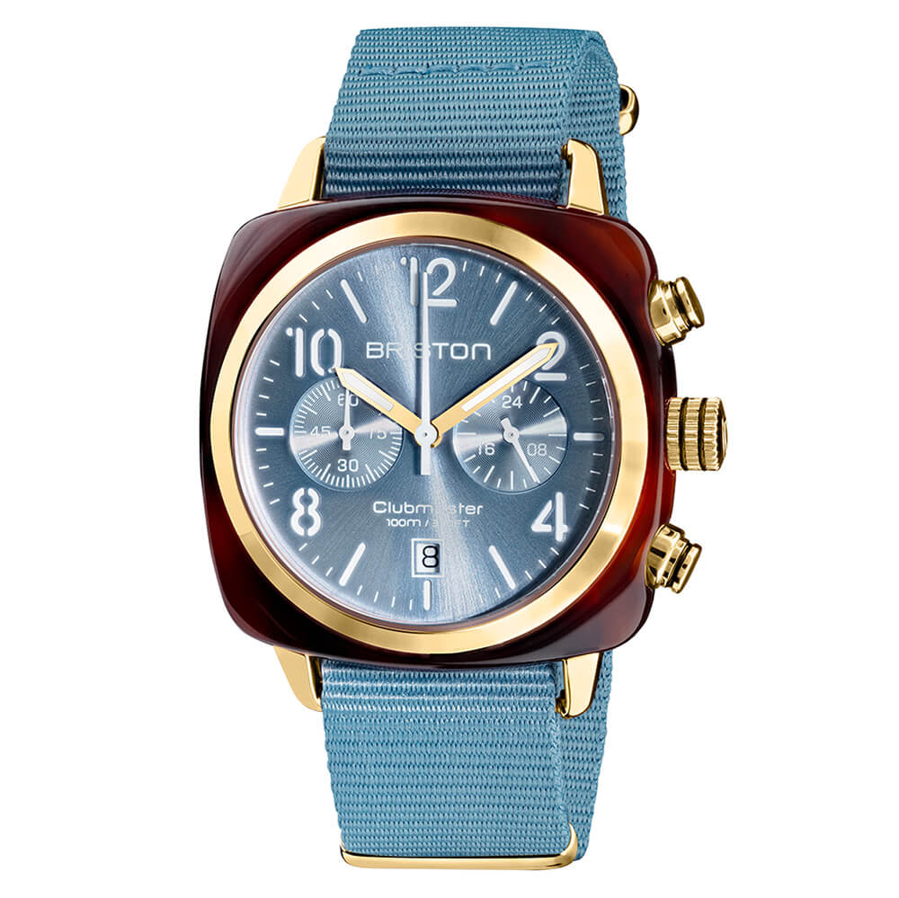 Clubmaster Classic - Chrono - Gold - Bleu glacier