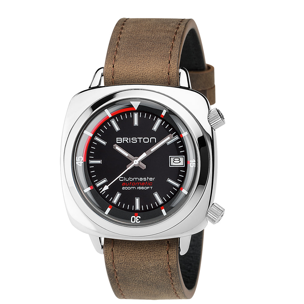 Clubmaster Diver - Steel - Black