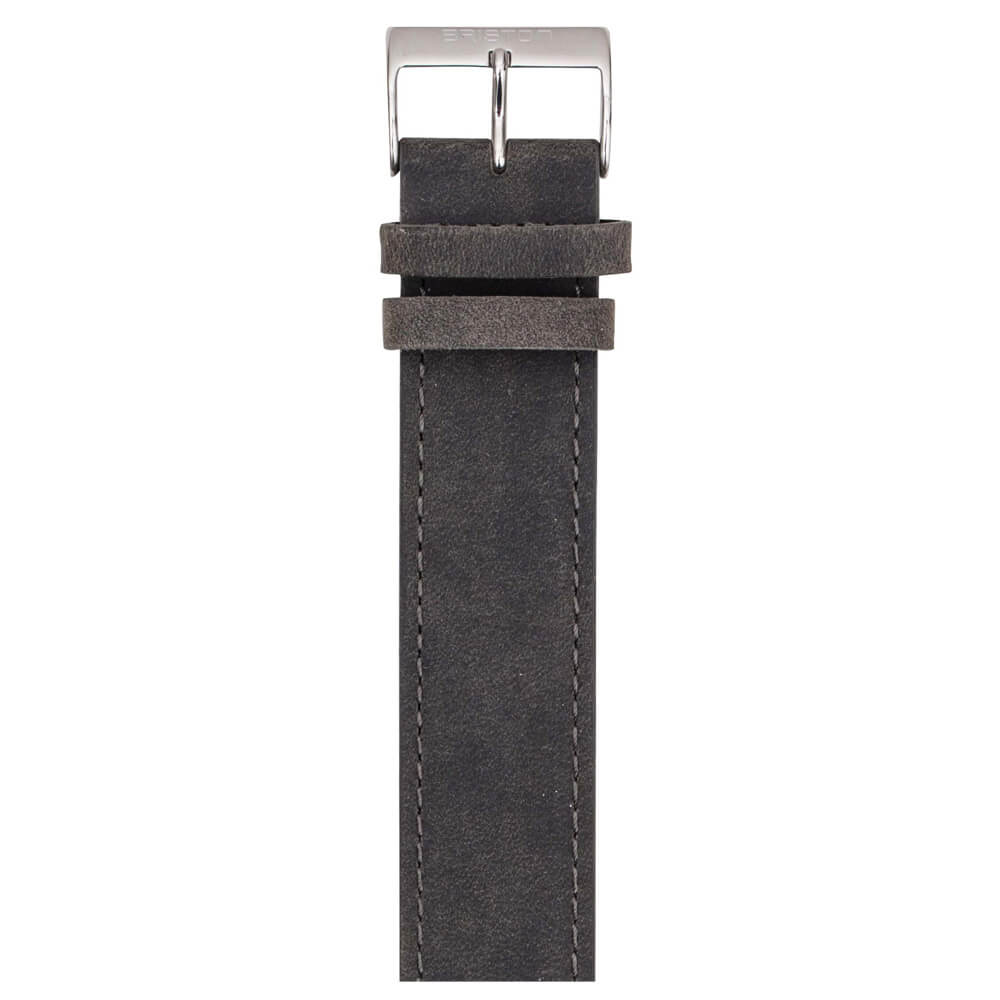 CORREA DE CUERO VINTAGE - GRIS