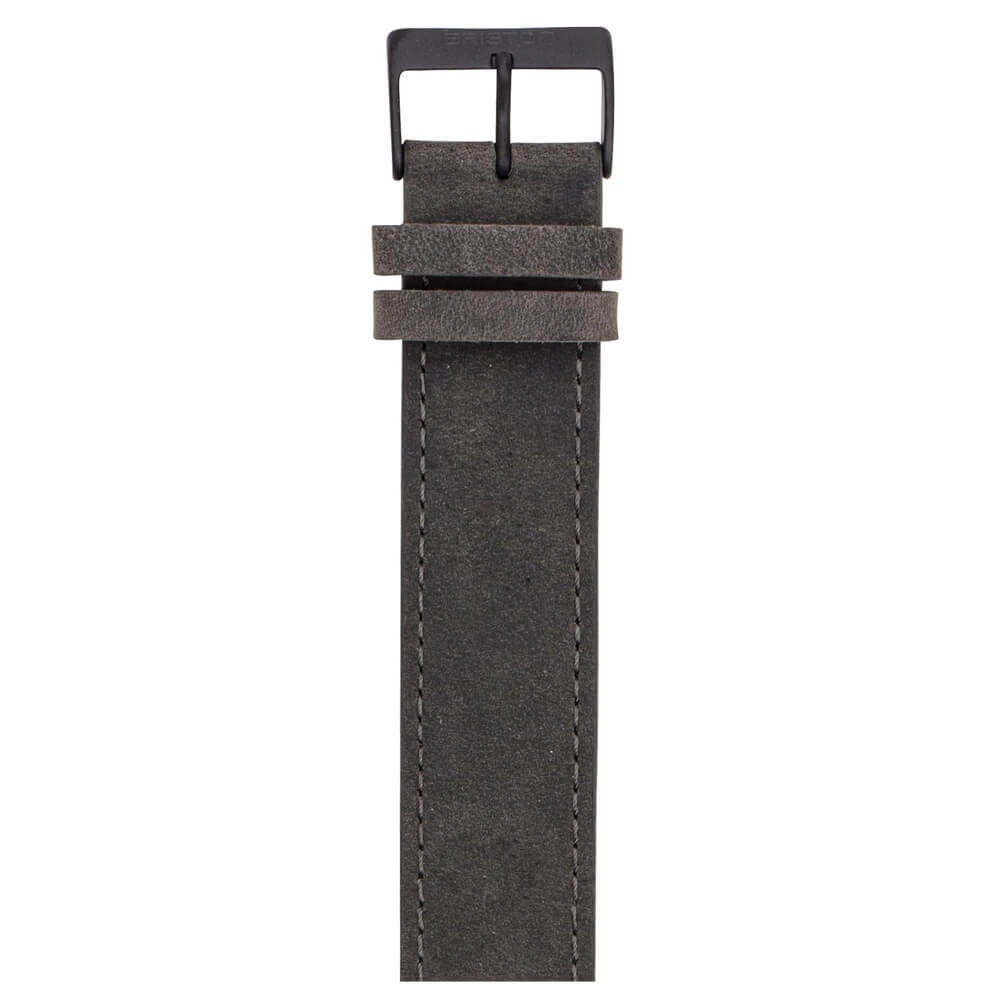 CORREA DE CUERO VINTAGE - GRIS