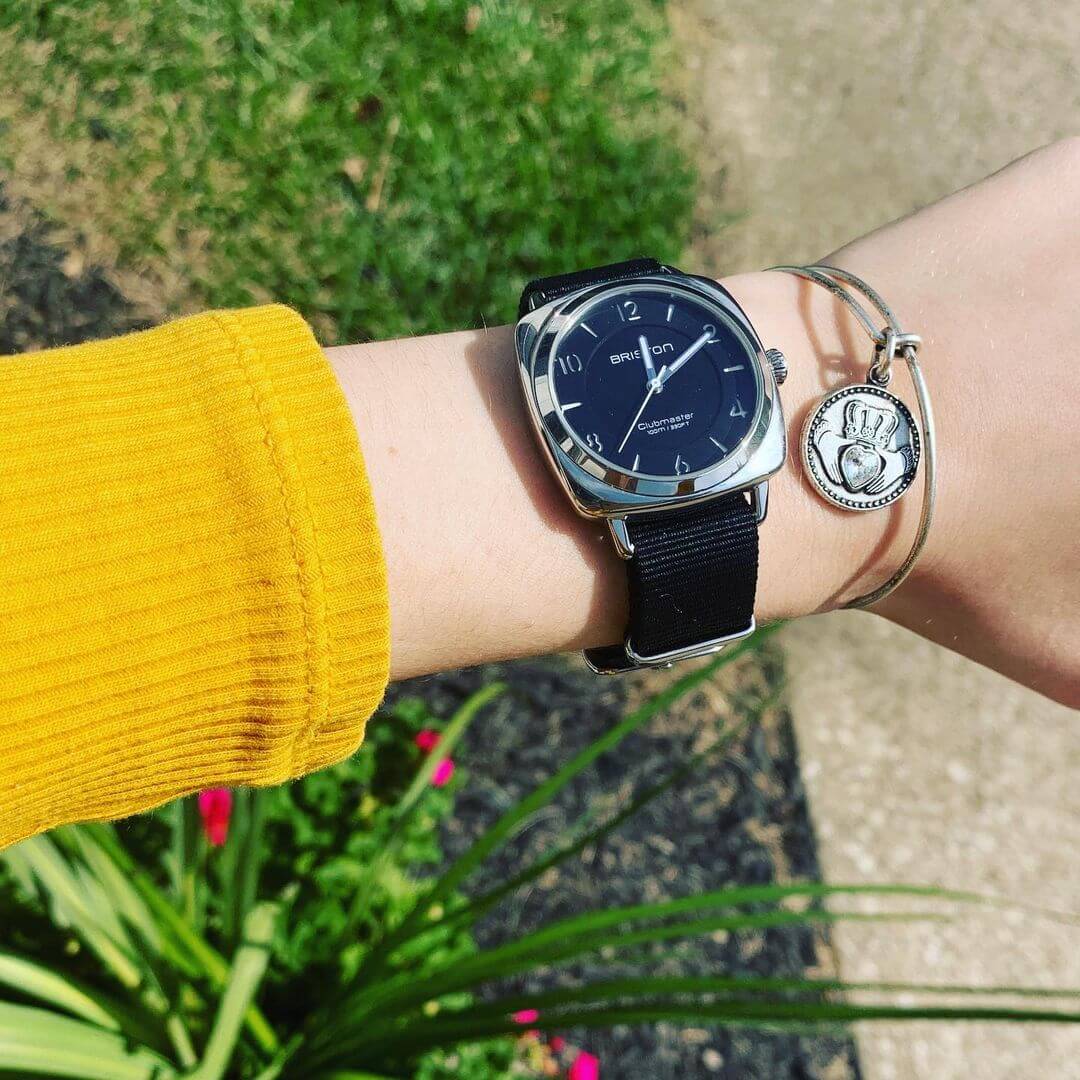 Clubmaster Chic - HMS - Acier - Noir