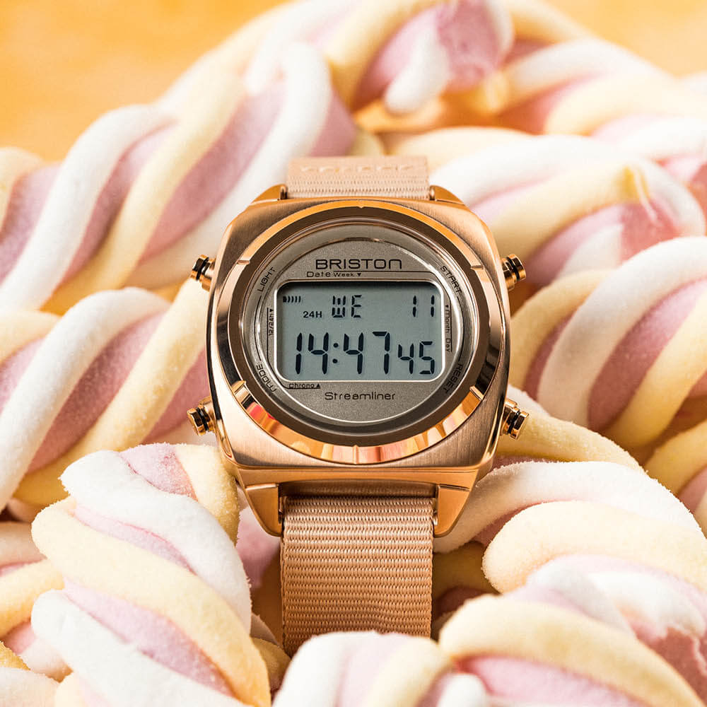 Streamliner Digital Acier - Gold - Argent