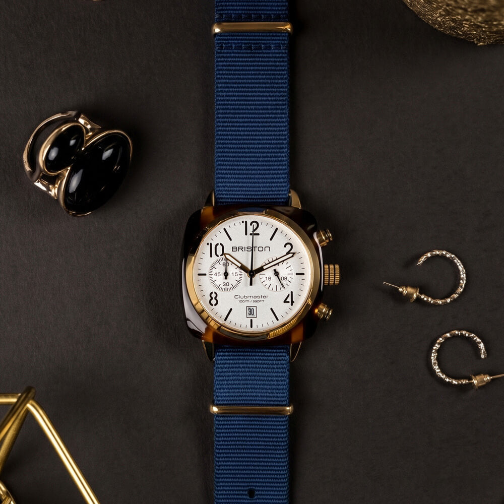 Clubmaster Classic - Chrono - Gold - Blanc