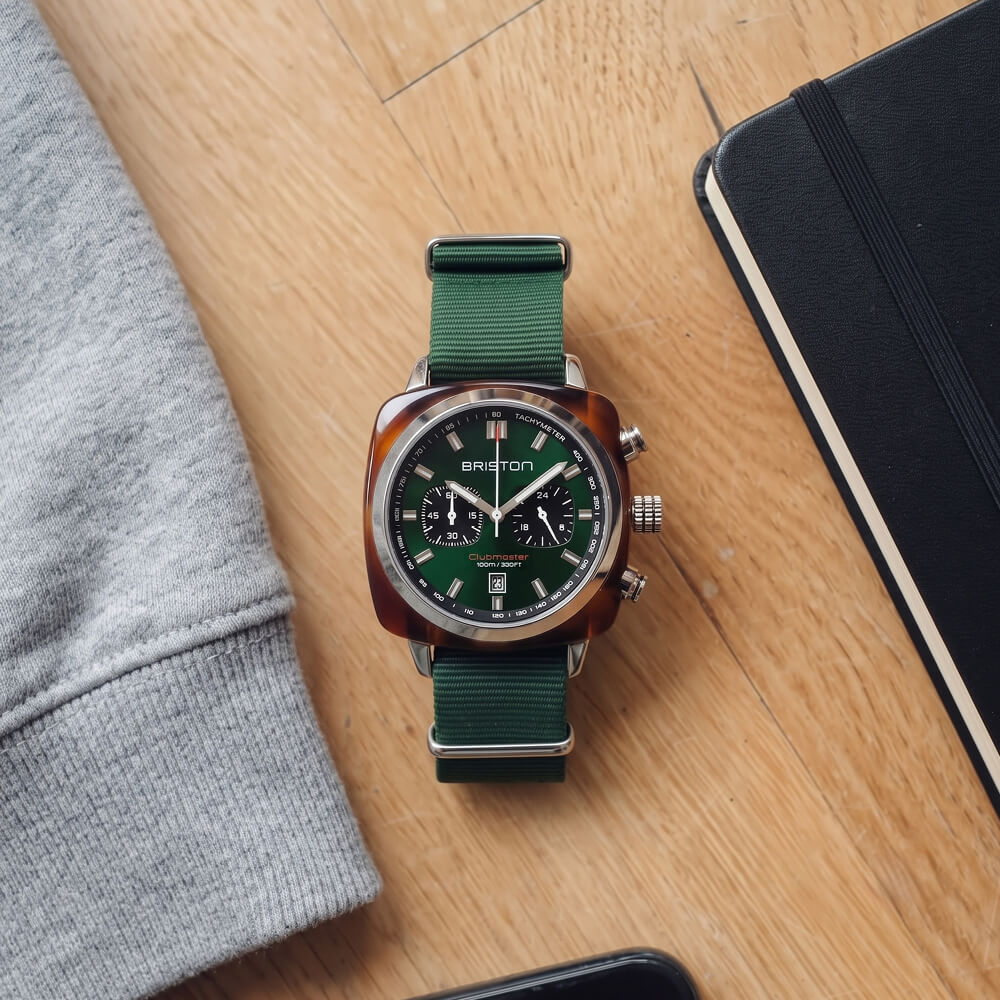 Clubmaster Sport - Chrono - Vert anglais
