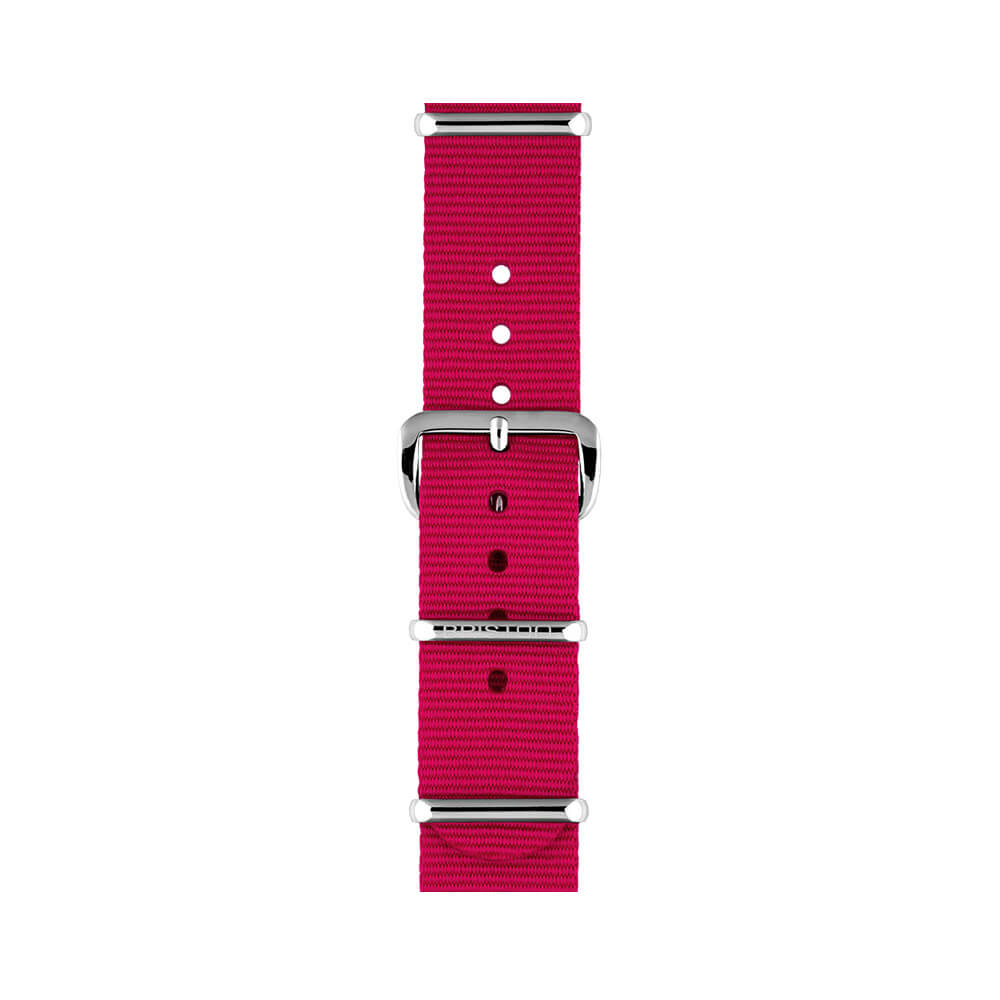 BRACELET TYPE NATO - FRAMBOISE