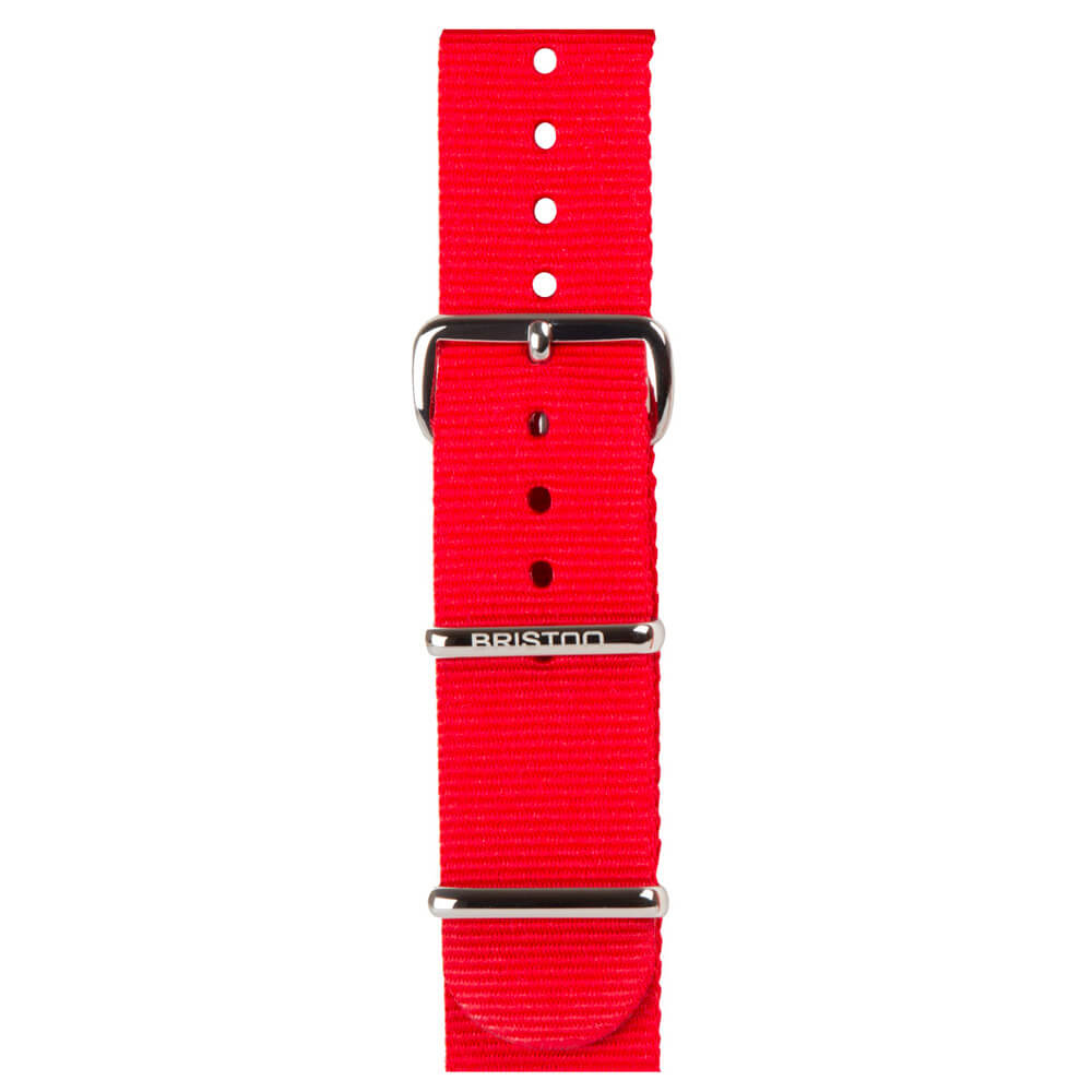 BRACELET TYPE NATO - ROUGE