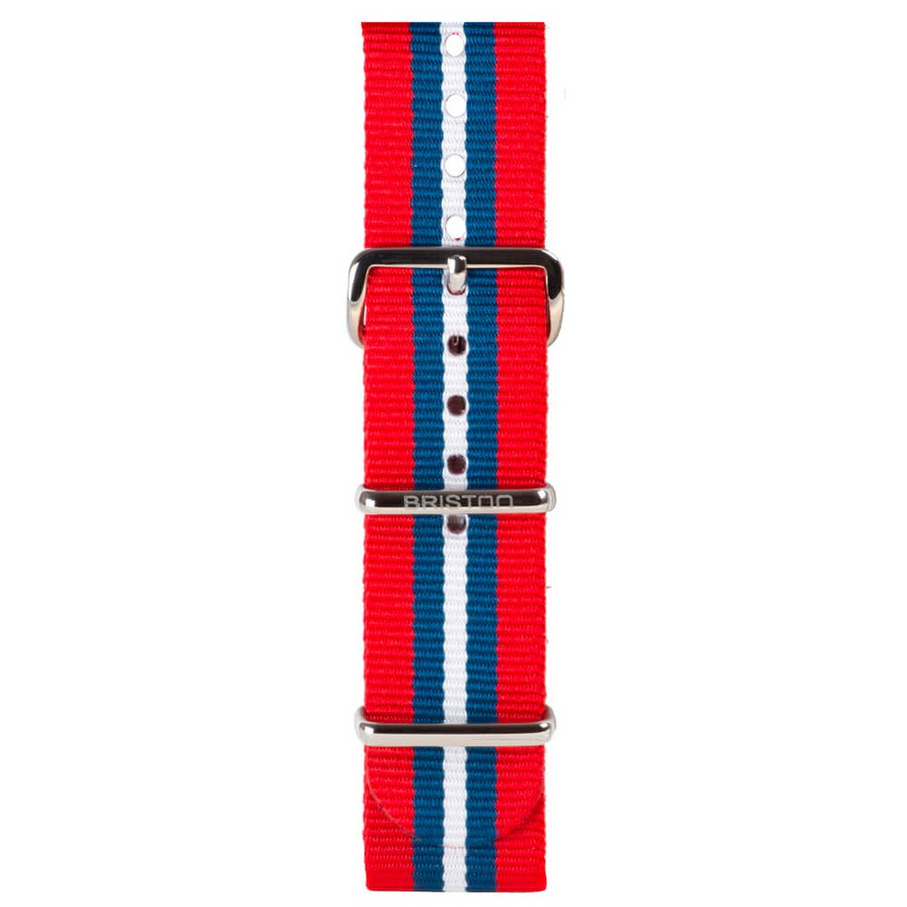 NATO STRAP - RED BLUE WHITE