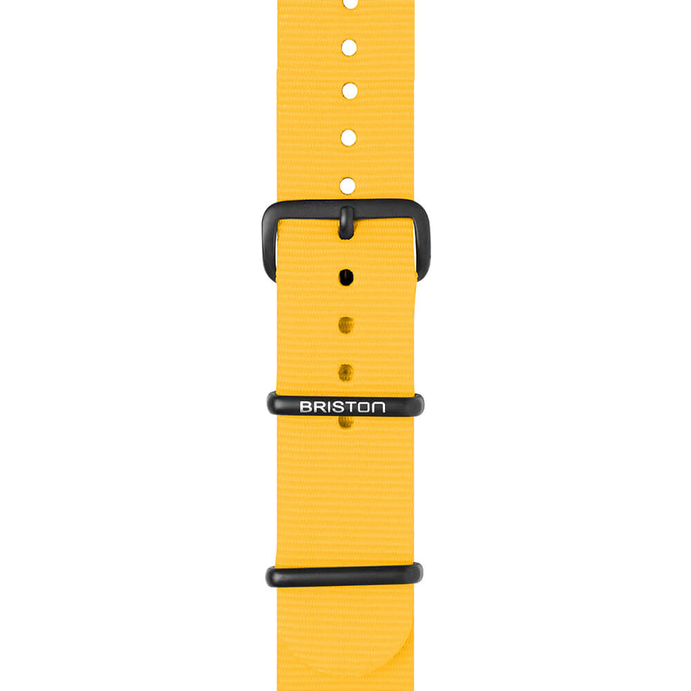 BRACELET TYPE NATO - JAUNE