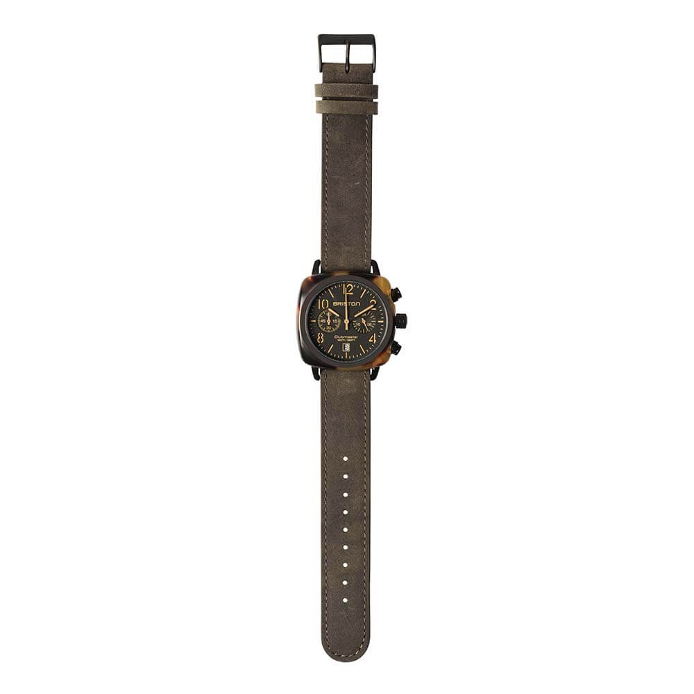 VINTAGE LEATHER STRAP - GREY