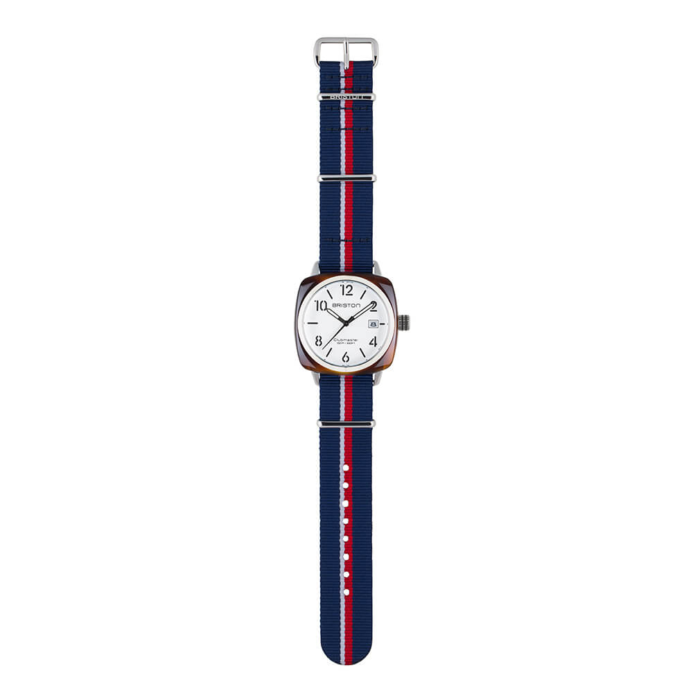 BRACELET TYPE NATO - BLEU BLANC ROUGE