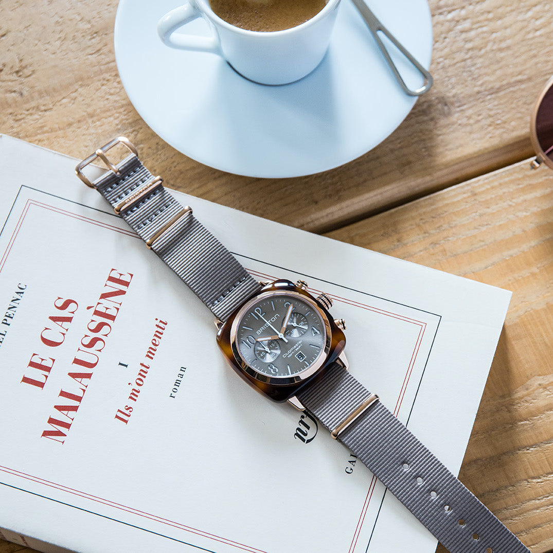 Clubmaster Classic - Chrono - Rose Gold - Gris taupe