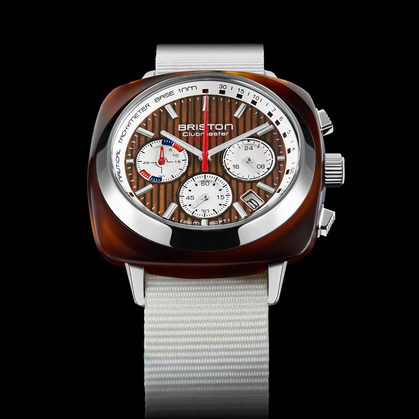 Clubmaster Regatta - Chrono - Walnut / White