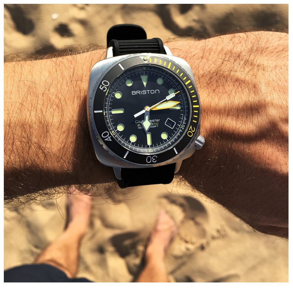 Clubmaster Diver Pro - Steel - Black/Yellow