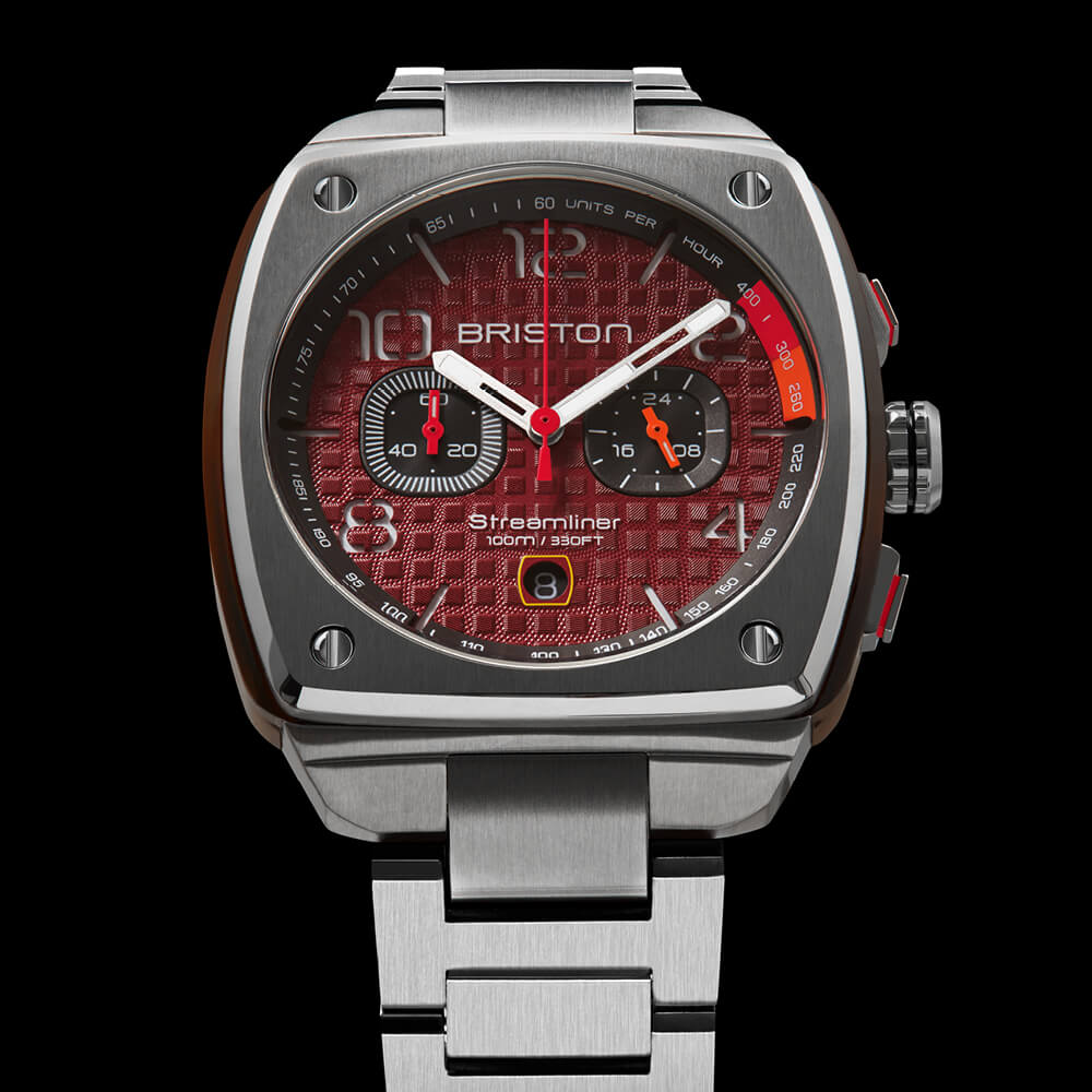 Streamliner Gentleman Driver - Chrono - Acier - Rouge