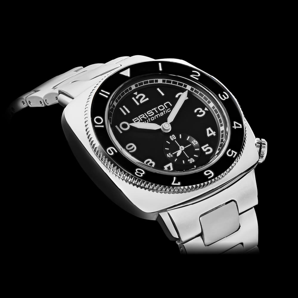 Clubmaster Legend - Small Second - Steel - Black