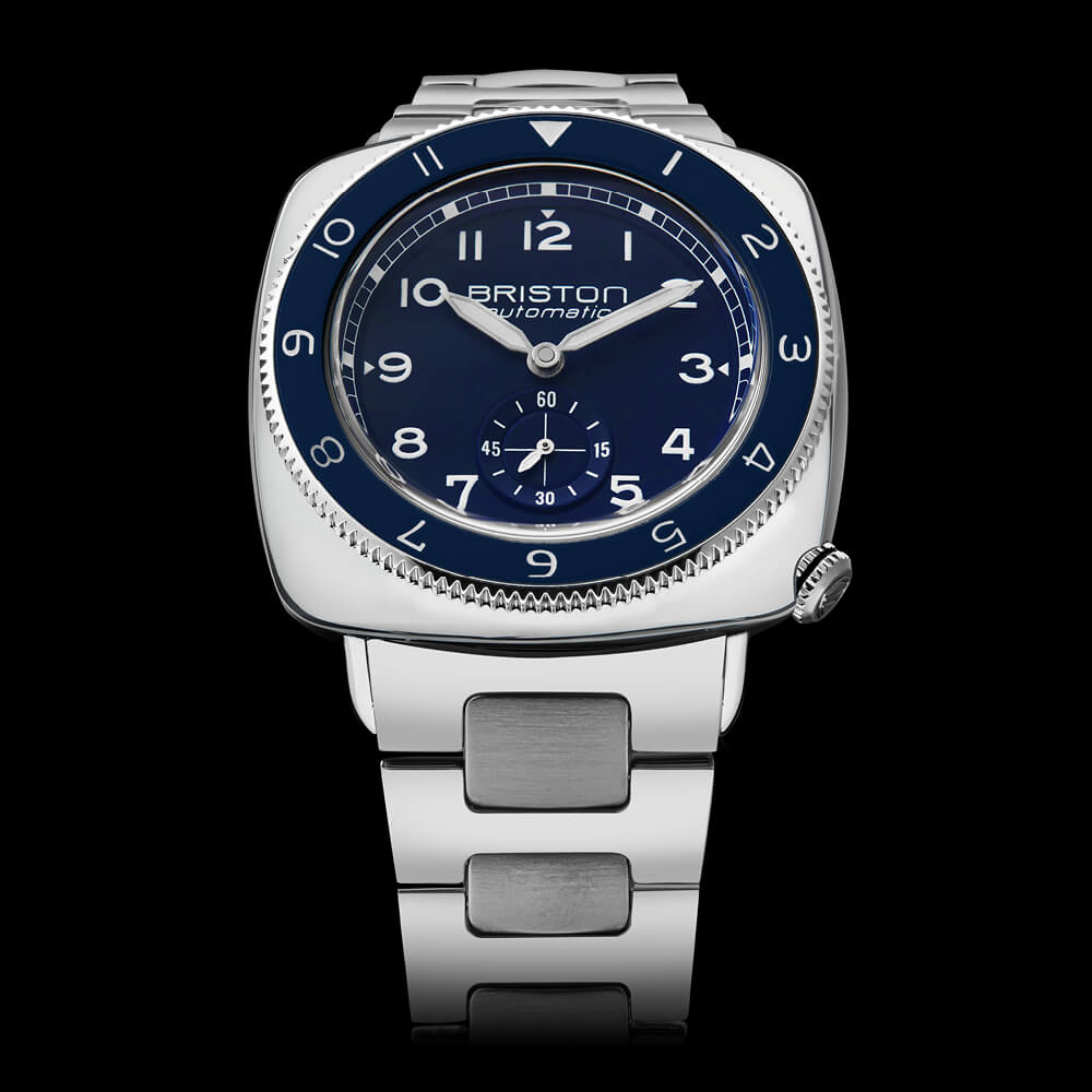 Clubmaster Legend - Small Second - Steel - Navy Blue