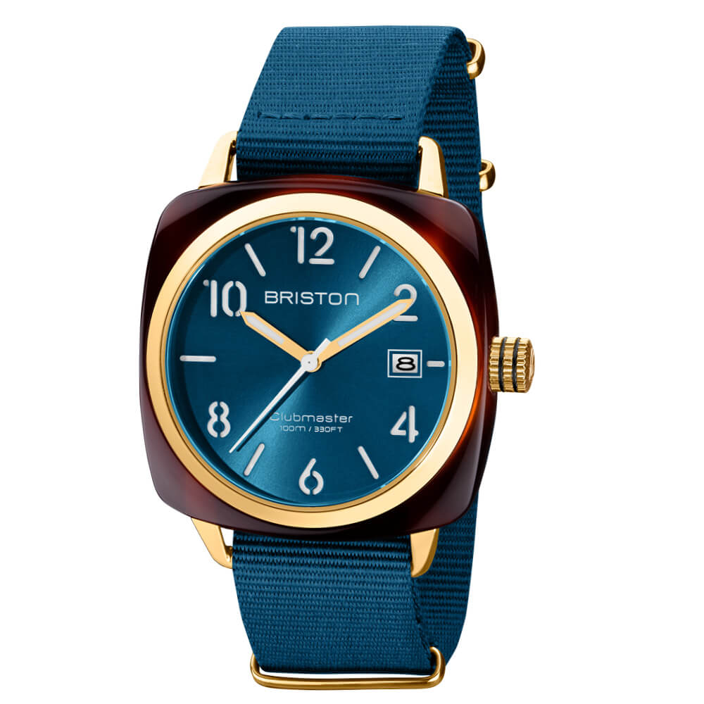 Clubmaster Classic - HMS - Gold - Peacock blue