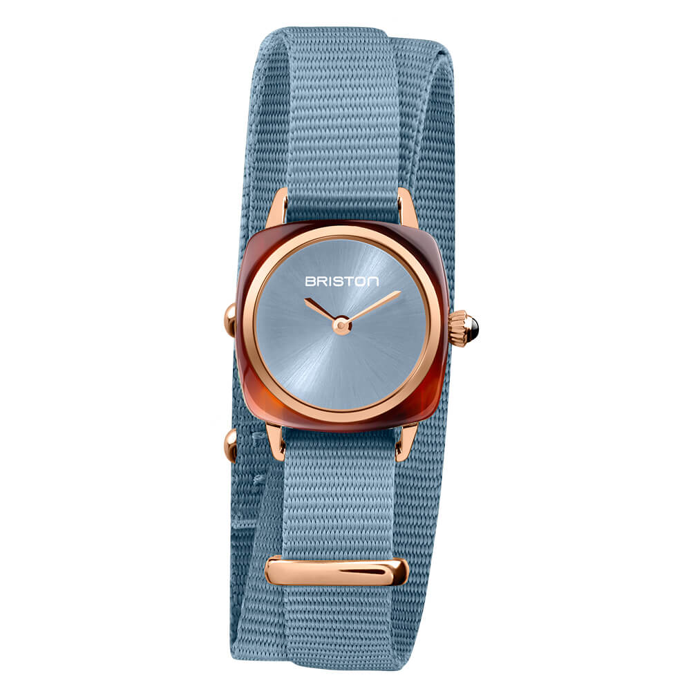 Clubmaster Lady - HM - Gold - Bleu glacier