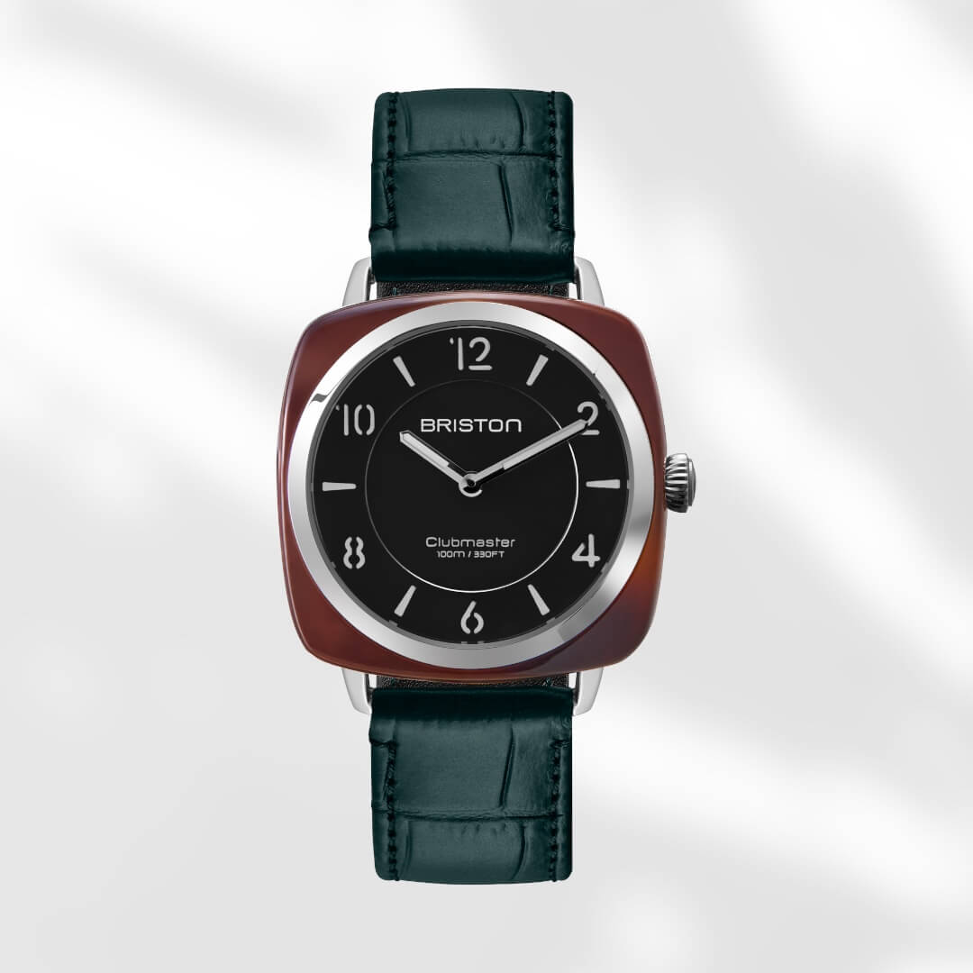CORREA DE CUERO LUXURY - 18 MM - VERDE MATE