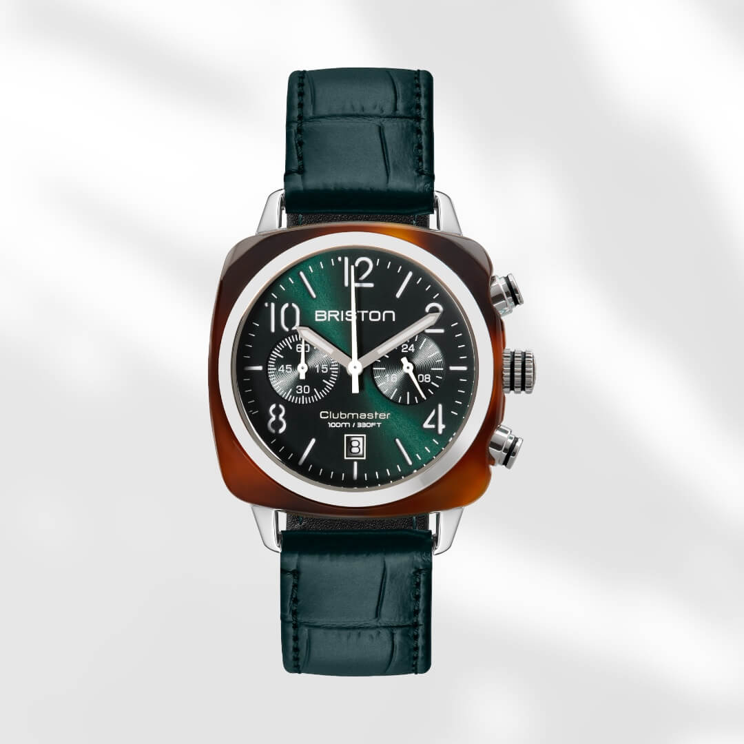 BRACELET CUIR LUXURY - VERT MAT