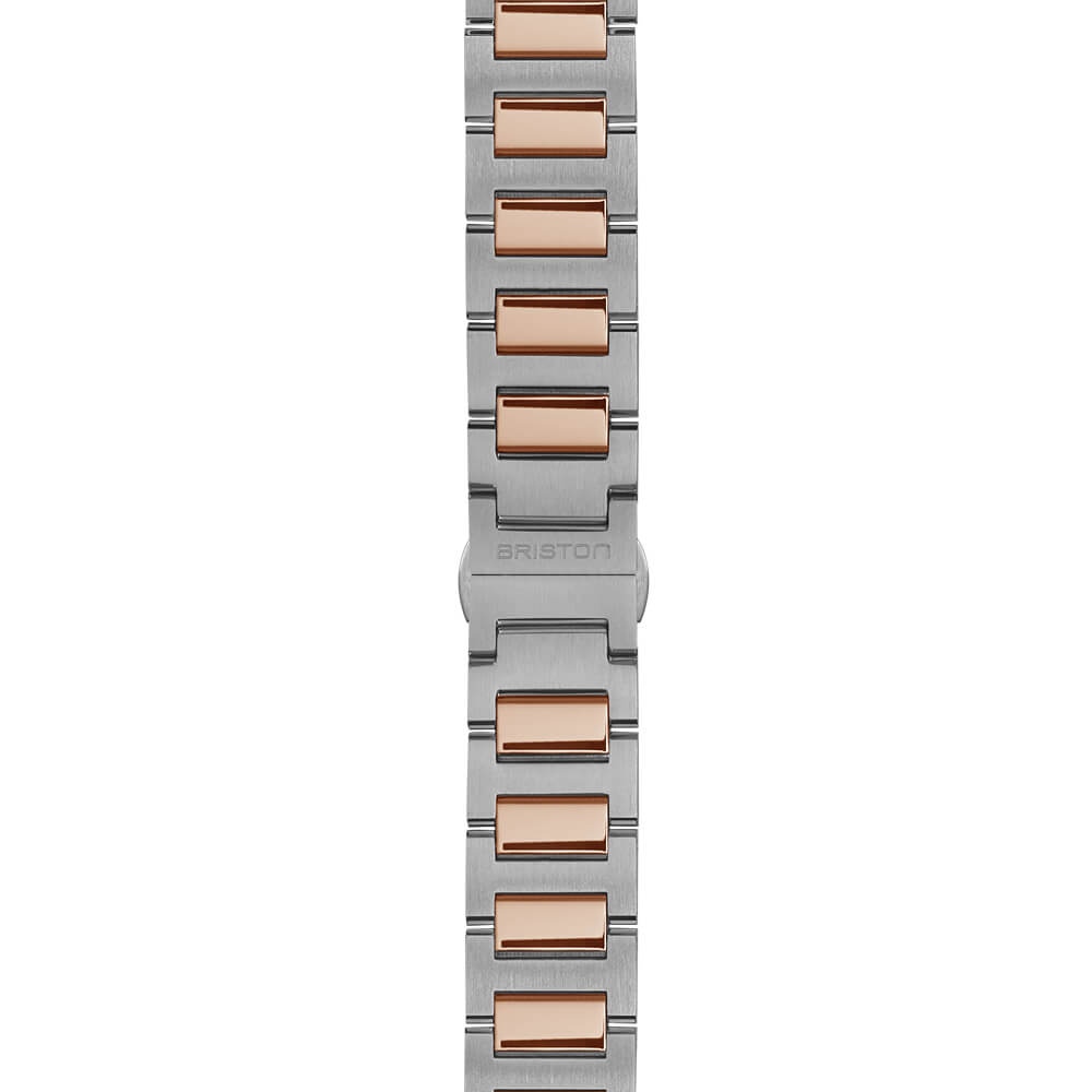 Correa de acero Kennedy - Medio - bicolor oro rosa